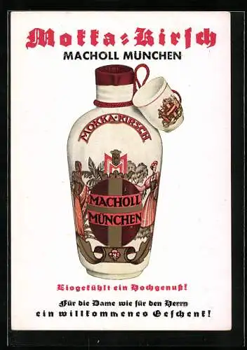 Vertreterkarte München, Mokka-Kirsch, Macholl München