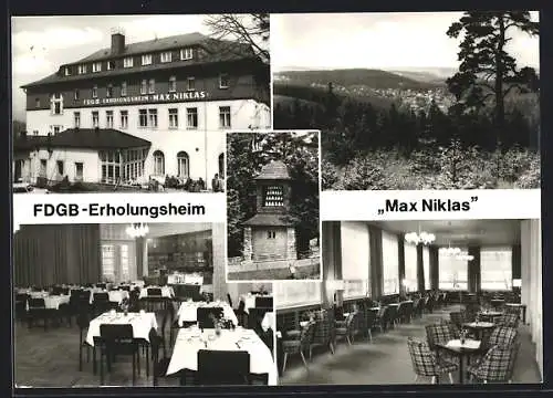AK Bärenfels /Osterzgeb., FDGB-Erholungsheim Max Niklas