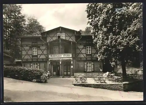 AK Rabenau / Freital, Gasthaus Rabenauer Mühle