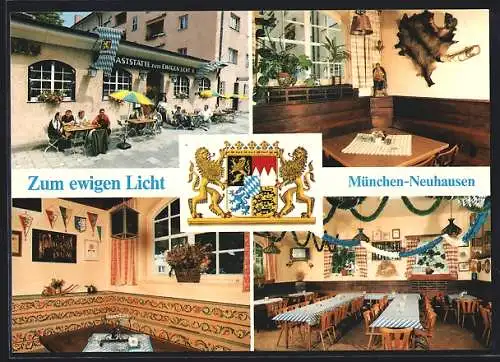 AK München-Neuhausen, Gaststätte zum ewigen Licht, Wälsungenstrasse 1