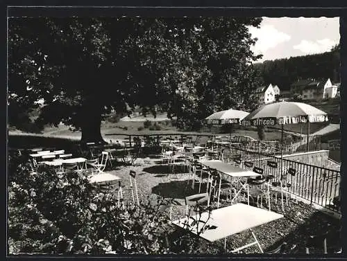 AK Unterleinleiter /Fränkische Schweiz, Gasthof und Cafe Lindenhof