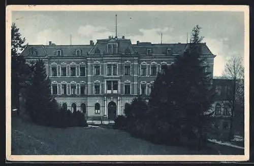 AK Aue /Erzgebirge, Erholungsheim und Diakonissenhaus Zion