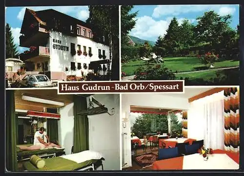 AK Bad Orb /Spessart, Gasthaus Haus Gudrun, Birkenallee 3