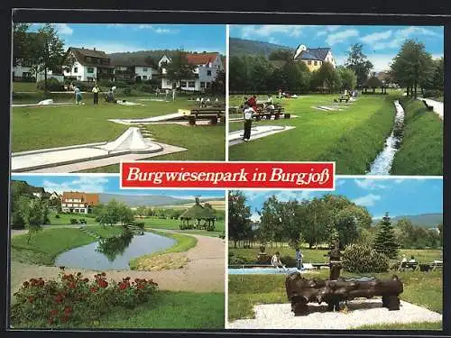 AK Jossgrund-Burgjoss /Spessart, Burgwiesenpark, Minigolf