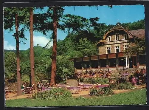 AK Rüdesheim /Rh., Wald-Gasthof und Pension Kammerburg, mit Aussenbereich, Inh. A. Dietrich & Sohn