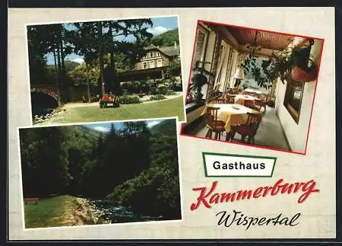 AK Bad Schwalbach, Wald Hotel Kammerburg im Wispertal