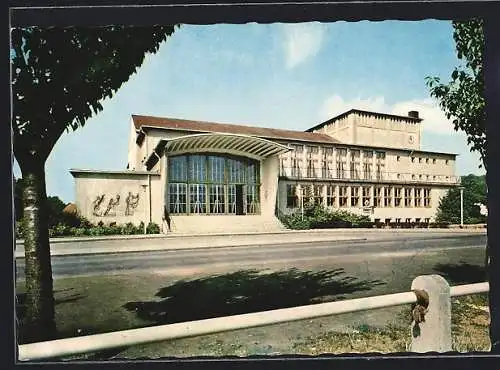 AK Zweibrücken, Blick auf die Festhalle
