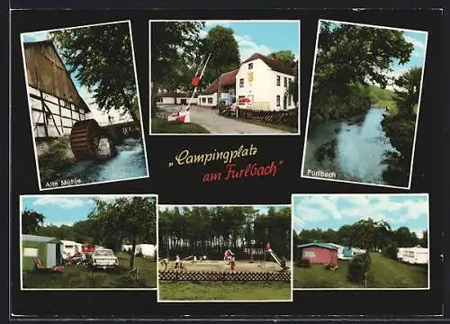 AK Stukenbrock, Campingplatz am Furlbach, Alte Mühle