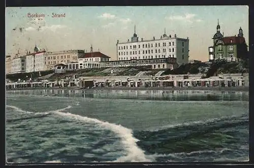 AK Borkum, Partie am Strand