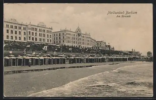 AK Borkum, Kabinen am Strand