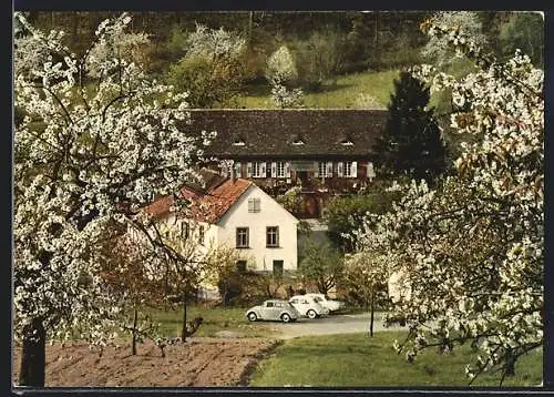 AK Landau / Pfalz, Gasthaus Buschmühle a. d. Deutschen Weinstrasse