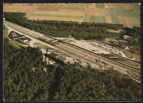 AK Pfungstadt bei Darmstadt, Autobahnhotel, Restaurant, Cafe, Inh. A. Schmeisser