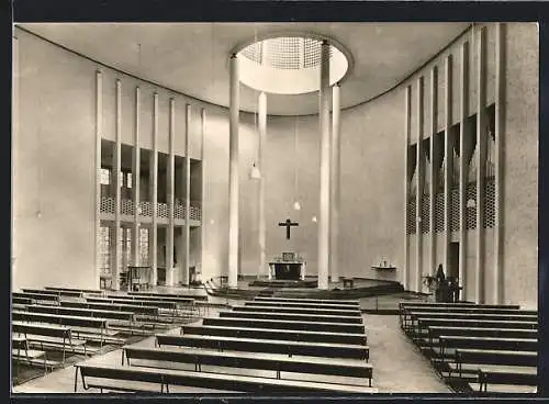AK Frankfurt-Ostend, Kath. Pfarrkirche Allerheiligen, Architekten: Giefer und Mäckler