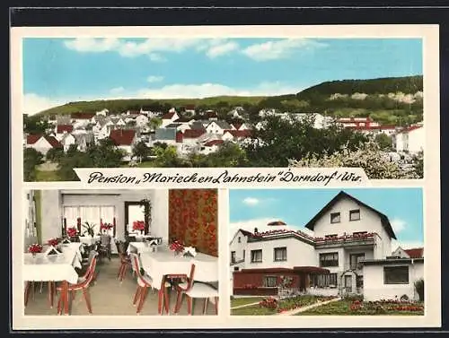AK Dorndorf / Westerw., Hotel-Pension Mariechen Lahnstein, Sudetenstrasse 4
