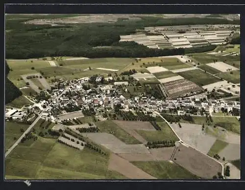 AK Hirschberg /Lahn, Ortsansicht aus der Vogelschau