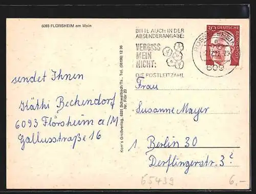 AK Flörsheim / Main, Heimatturm, Ortsansicht, Kriegergedächtniskapelle, Altersheim