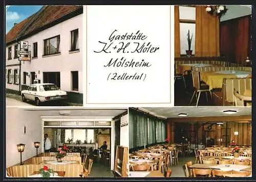 AK Mölsheim /Zellertal, Gaststätte K. + H. Klöter