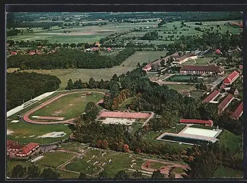 AK Westerstede, Luftbild mit Blick auf das Stadion
