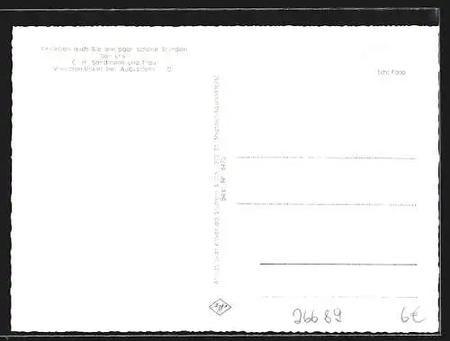 AK Vreschen-Bokel, Gasthaus Friesenhof, Innen- und Aussenansicht, Inh. C. H. Sandmann