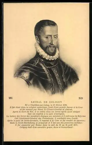 AK Amiral De Coligny, Après la mort du Roi