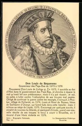 AK Don Louis de Requesens, Gouverneur des Pays-bas de 1573 à 1576