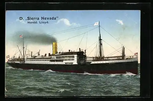 AK Passagierschiff Sierra Nevada auf hoher See