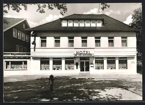 AK Bad Zwischenahn, Hotel Hof von Oldenburg, Inh. M. Schmidt, Am Brink 1