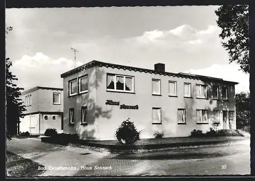 AK Bad Zwischenahn, Partie an der Pension Haus Sonneck