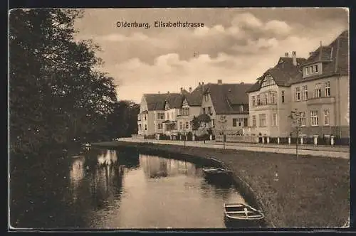 AK Oldenburg / Oldenburg, Elisabethstrasse