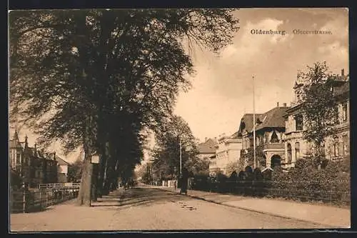 AK Oldenburg / Oldenburg, Blick auf Ofenerstrasse