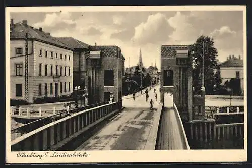 AK Oldenburg /O., Partie auf der Cäcilienbrücke