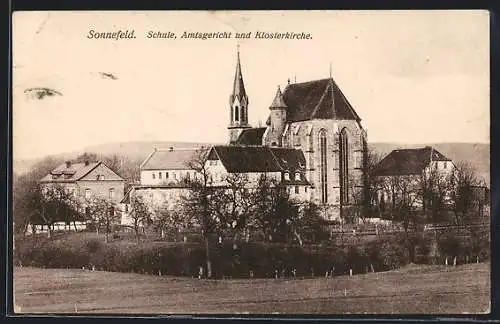 AK Sonnefeld, Schule, Amtsgericht und Klosterkirche