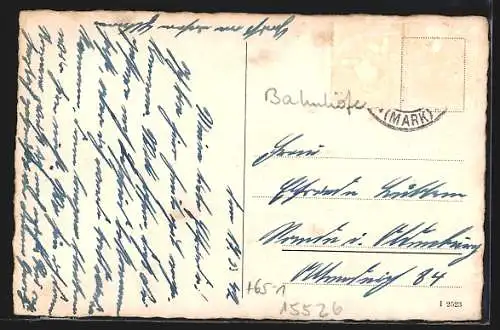 AK Bad Saarow-Pieskow, Frontalansicht des Hauptbahnhofes