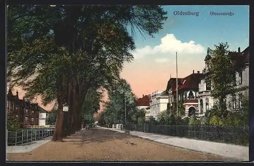 AK Oldenburg / Oldenburg, Blick in die Ofenerstrasse