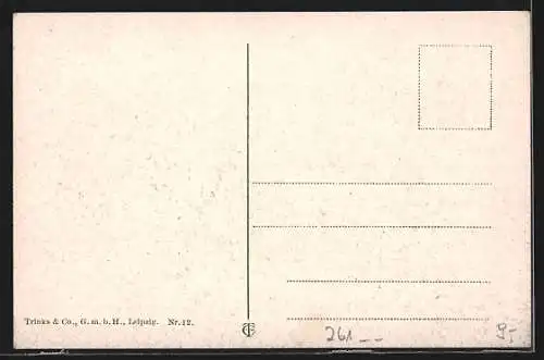 AK Oldenburg i. Gr., Gartenstrasse mit Blick auf die Kirche