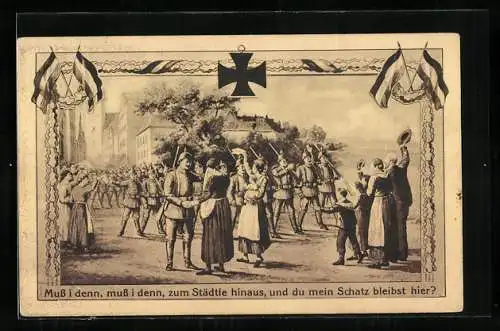 AK Familien verabschieden die Soldaten