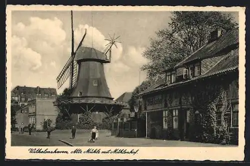 AK Wilhelmshaven, Alte Mühle mit Mühlenhof