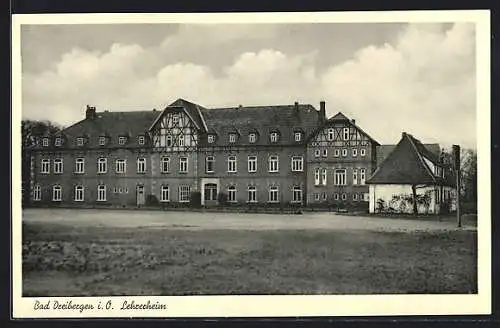 AK Bad Dreibergen, Lehrerheim, Frontalansicht