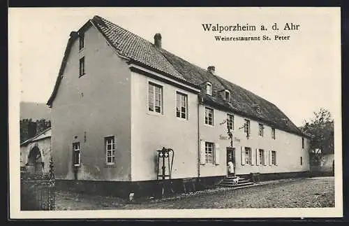 AK Walporzheim a.d. Ahe, Weinrestaurant St. Peter