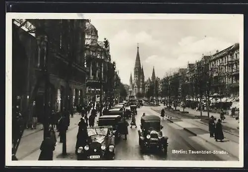 AK Berlin-Charlottenburg, Tauentzien-Strasse