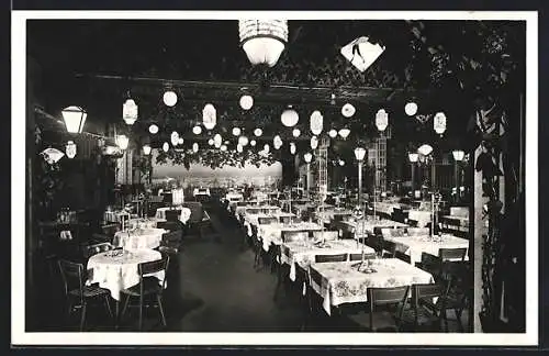 AK Berlin-Tiergarten, Innenansicht des Hauses Vaterland, Am Potsdamer Platz