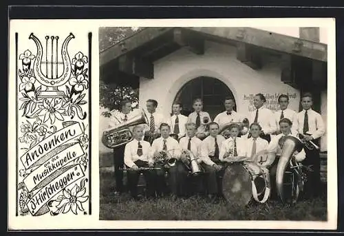 AK Mittelberg /Klein-Walsertal, Musikkapelle d`Hirschegger