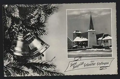 AK Erfweiler-Ehlingen, Kirche im Winter