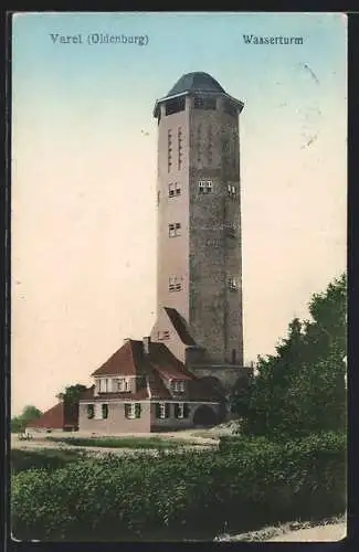 AK Varel /Oldenburg, Wasserturm