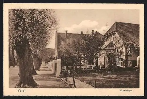 AK Varel / Oldenburg, Partie in der Windallee