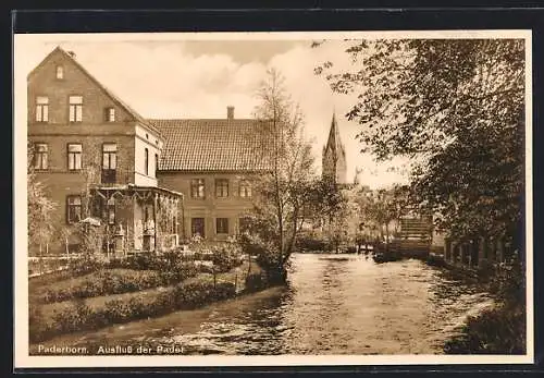 AK Paderborn, Ausfluss der Pader