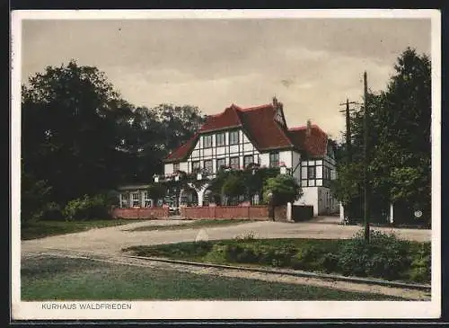 AK Dünsen / Harpstedt, Kurhaus Waldfrieden von Heinrich Rogge