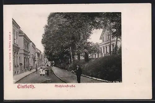 AK Elsfleth, Ansicht in der Mühlenstrasse