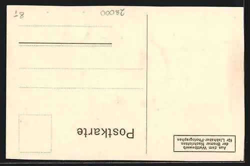 AK Bremen, Volksfest Bremer Freimarkt 1913 im Winter