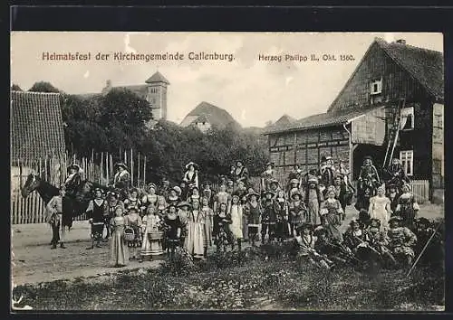 AK Katlenburg, Heimatfest der Kirchengemeinde, Herzog Philipp II.